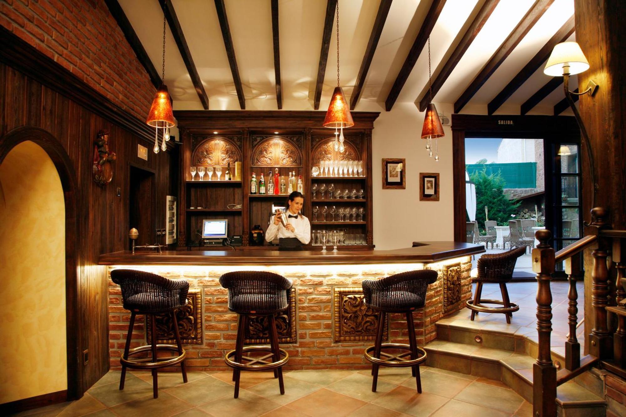 Hotel Boutique Real Casona De Las Amas Azofra Restaurang bild